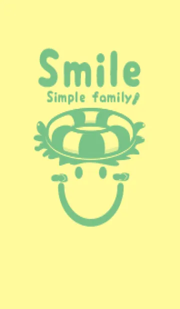 [LINE着せ替え] スマイル＆サマー ライトクリームの画像1