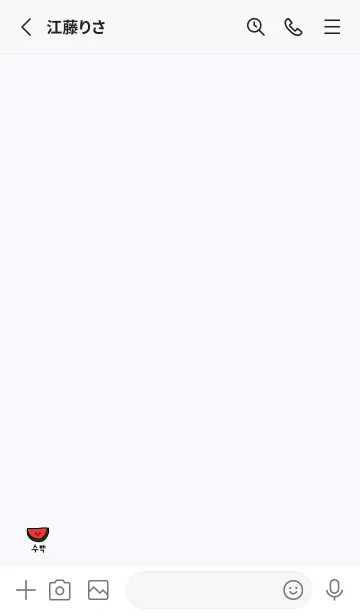 [LINE着せ替え] 韓国語_すいかの画像2
