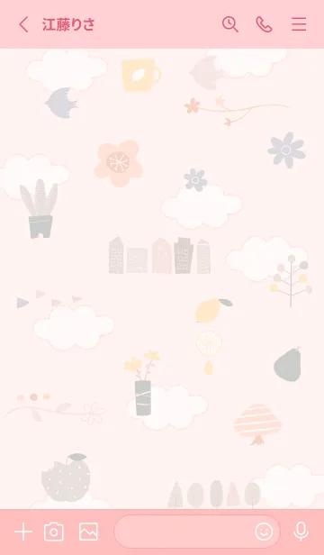 [LINE着せ替え] babypink♡夏色09_1の画像2