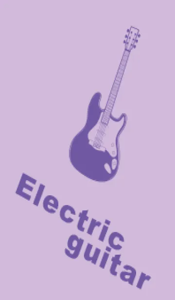[LINE着せ替え] ELECTRIC GUITAR CLR ライラックの画像1