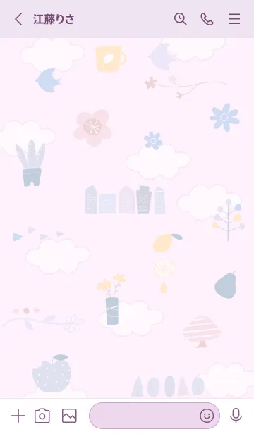 [LINE着せ替え] pinkpurple♡夏色11_1の画像2