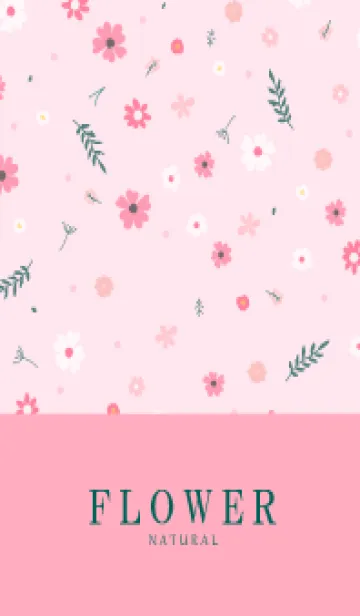 [LINE着せ替え] FLOWER MILKY PINK -NATURAL-4の画像1