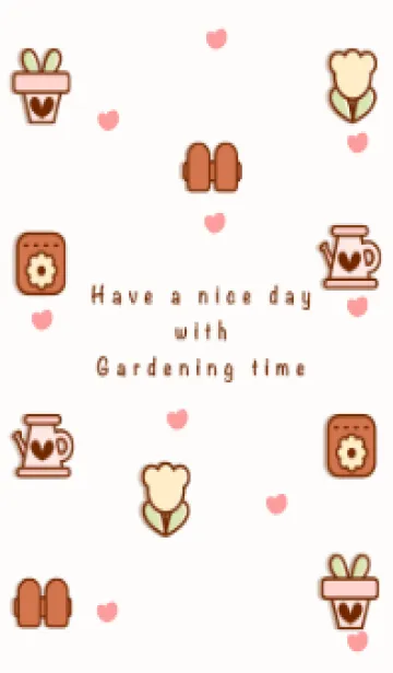 [LINE着せ替え] Gardening time theme 2の画像1