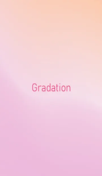 [LINE着せ替え] gradation-ORANGE&PINK-4の画像1