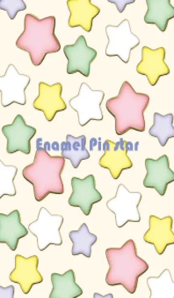 [LINE着せ替え] Enamel Pin Candy Star 117の画像1