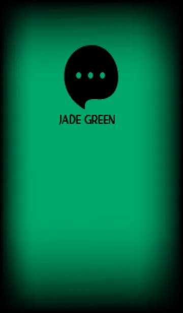 [LINE着せ替え] Black & Jade Green Theme V4 (JP)の画像1