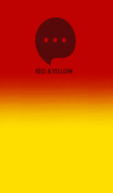 [LINE着せ替え] Yellow &Red V5 (JP)の画像1