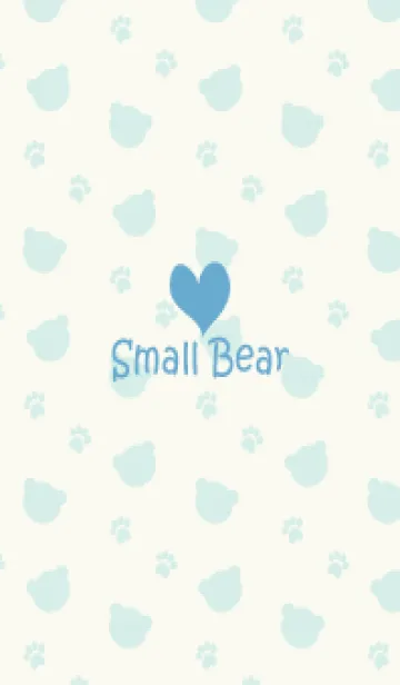 [LINE着せ替え] Small Bear *BluePattern 6*の画像1