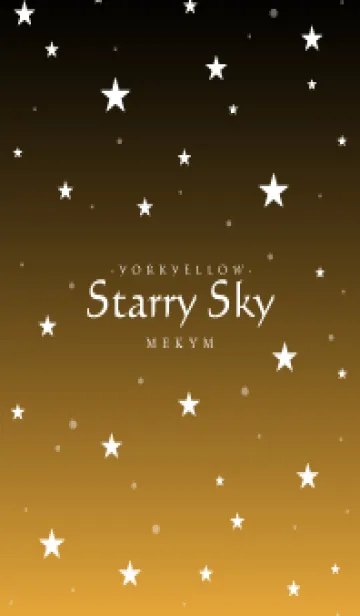 [LINE着せ替え] - Starry Sky York Yellow -の画像1