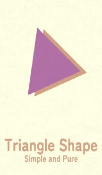 [LINE着せ替え] 三角型の着せかえ ペールモーベットの画像1