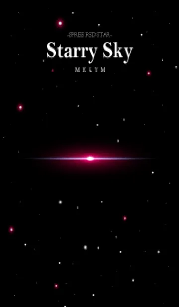 [LINE着せ替え] Starry Sky -SPREE RED STAR-の画像1