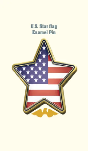 [LINE着せ替え] U.S. Star flag Enamel Pin 16の画像1