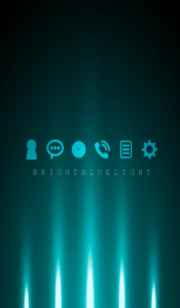 [LINE着せ替え] BRIGHT BLUE LIGHT 2の画像1