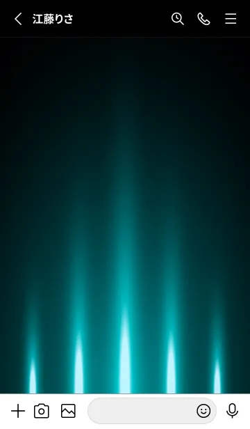 [LINE着せ替え] BRIGHT BLUE LIGHT 2の画像2