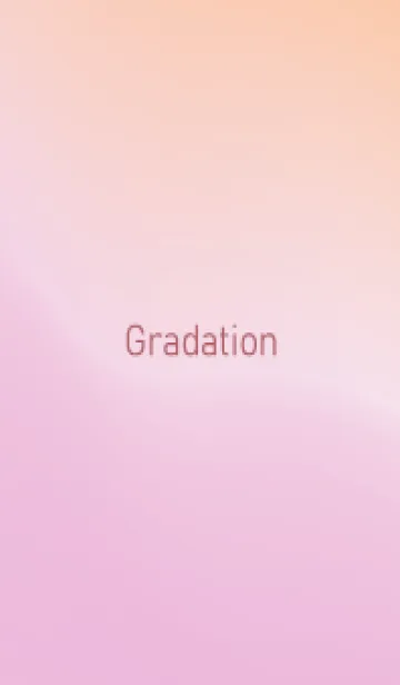 [LINE着せ替え] gradation-ORANGE&PINK-5の画像1