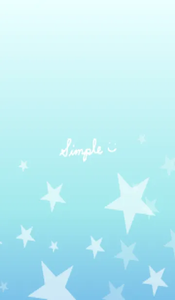 [LINE着せ替え] グラデーション 星柄4の画像1