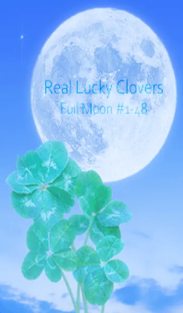 [LINE着せ替え] Real Lucky Clovers Full Moon #1-48の画像1