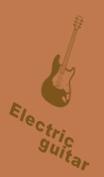 [LINE着せ替え] ELECTRIC GUITAR CLR 駱駝色の画像1