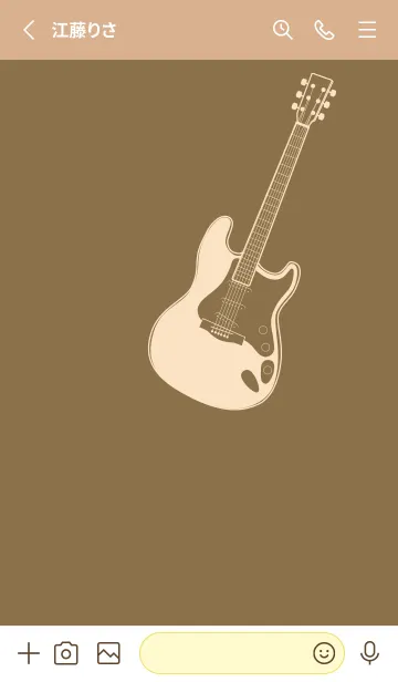 [LINE着せ替え] ELECTRIC GUITAR CLR 小鹿色の画像2