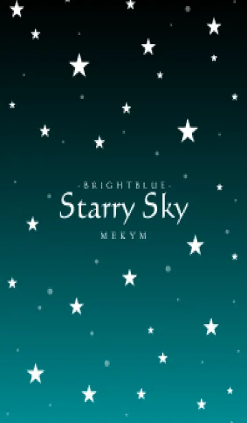 [LINE着せ替え] - Starry Sky Bright Blue -の画像1