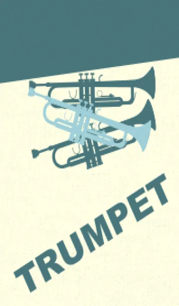 [LINE着せ替え] Trumpet CLR スプレーグリーンの画像1