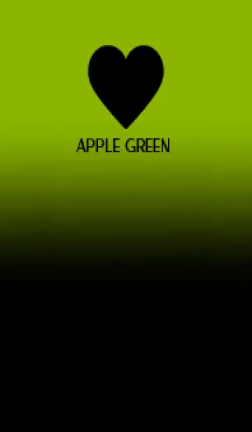 [LINE着せ替え] Black & Apple Green Theme V.5 (JP)の画像1