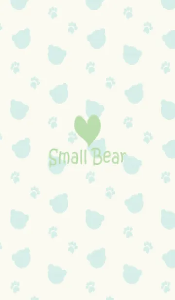 [LINE着せ替え] Small Bear *BluePattern 7*の画像1