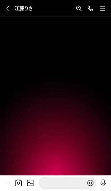 [LINE着せ替え] GARNET RED LIGHT ICON THEME 2の画像2