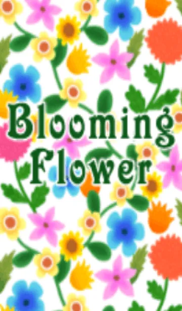 [LINE着せ替え] 大人可愛い花柄♥Blooming flower♥ 修正版の画像1