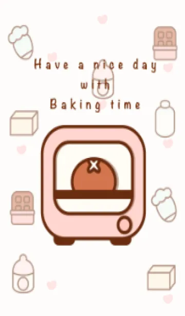 [LINE着せ替え] Time for baking :)の画像1