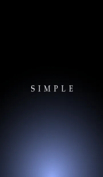 [LINE着せ替え] Simple Light - BLACK 10の画像1