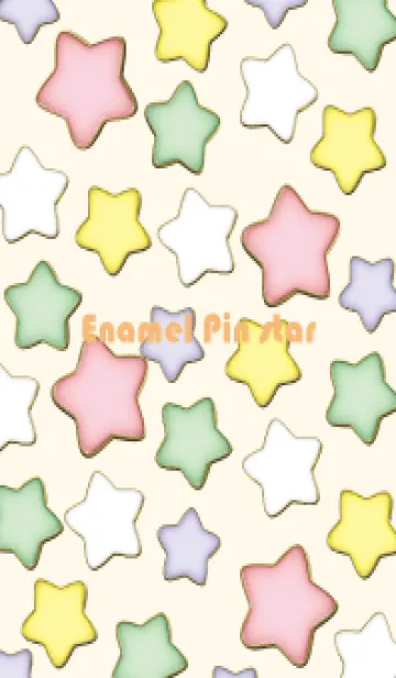 [LINE着せ替え] Enamel Pin Candy Star 118の画像1