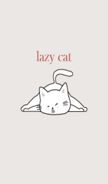 [LINE着せ替え] lazy cat..102の画像1