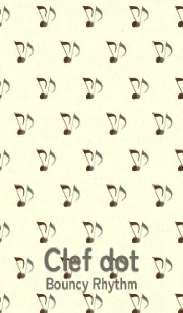 [LINE着せ替え] Clef dot 黒茶の画像1