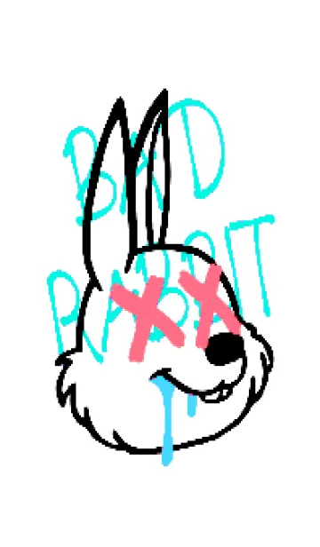 [LINE着せ替え] バッド ラビット 231の画像1