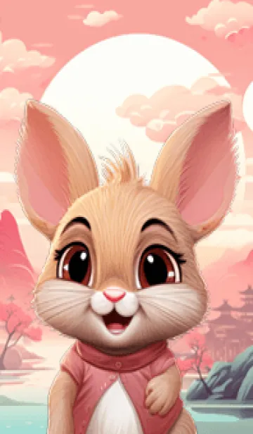[LINE着せ替え] Rabbit landの画像1