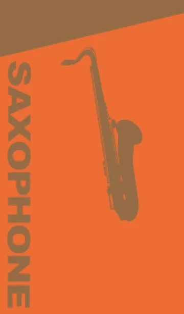 [LINE着せ替え] Saxophone CLR キャロットオレンジの画像1