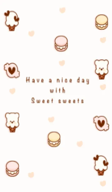 [LINE着せ替え] Sweet Sweets theme 3 :)の画像1