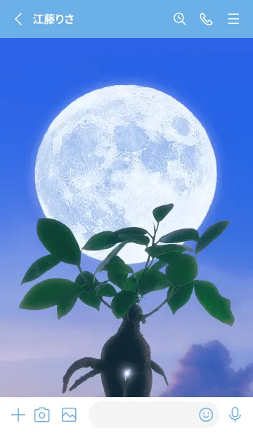 [LINE着せ替え] 多幸の木と満月 #1-31の画像2