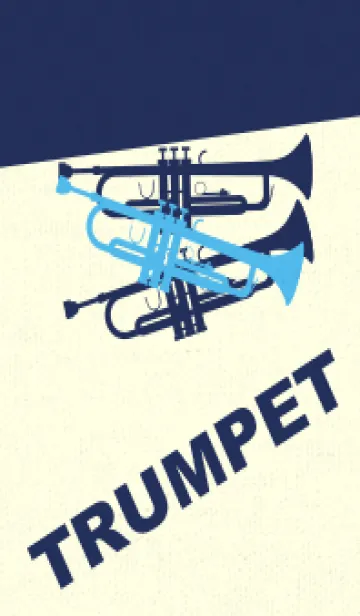 [LINE着せ替え] Trumpet CLR パステルブルーの画像1