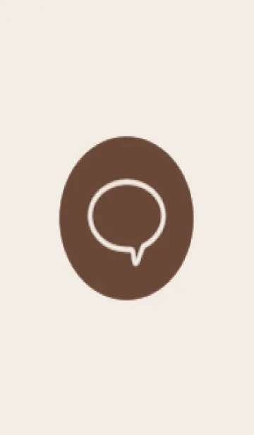 [LINE着せ替え] ○シンプル着せかえ○BROWN 0の画像1