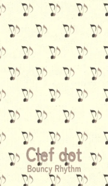 [LINE着せ替え] Clef dot トープの画像1