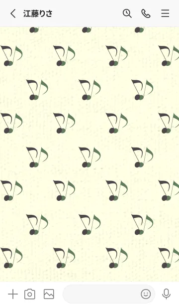 [LINE着せ替え] Clef dot チャコールグレイの画像2