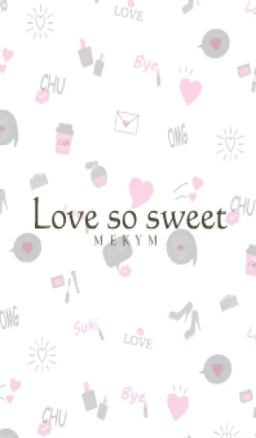 [LINE着せ替え] Love so sweet - MEKYM 7の画像1