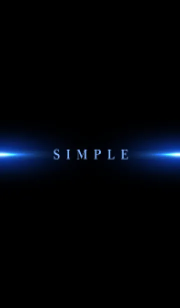 [LINE着せ替え] SIMPLE BLUE LIGHT-MEKYM 21の画像1