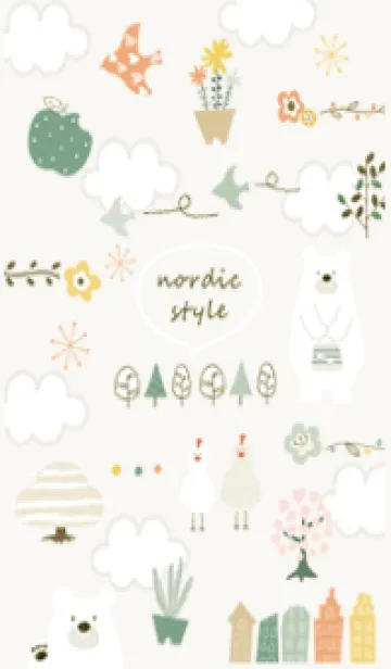 [LINE着せ替え] お洒落ナチュラル♡green07_1の画像1