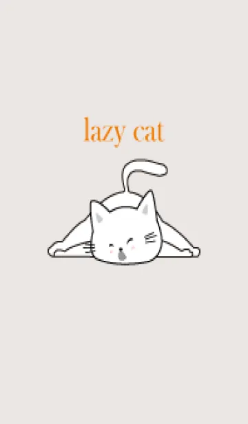 [LINE着せ替え] lazy cat..103の画像1