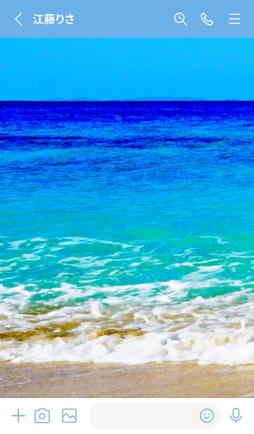 [LINE着せ替え] The Beach Theme 14の画像2