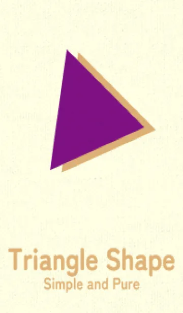 [LINE着せ替え] 三角型の着せかえ ロイヤルパープルの画像1