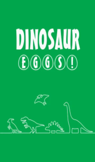 [LINE着せ替え] 恐竜のたまご[グリーン02]の画像1